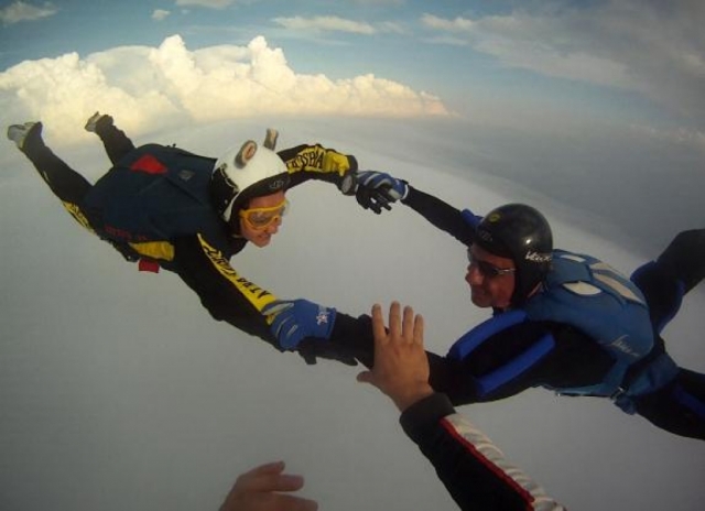 Lancio con istruttore